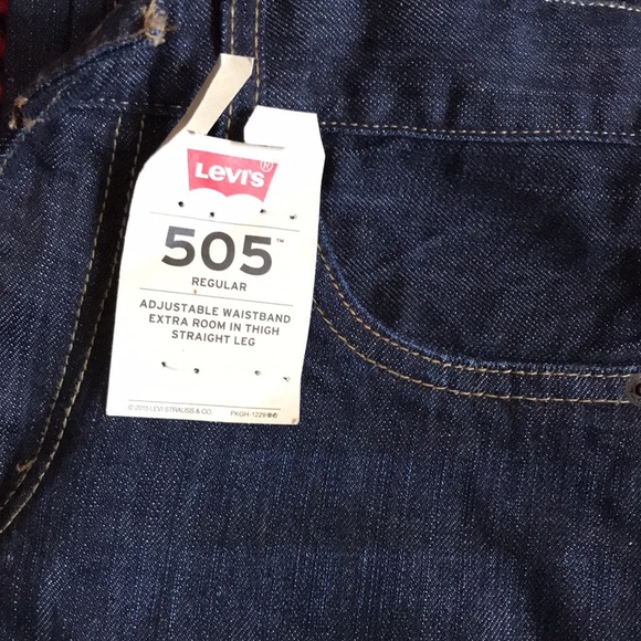 Levis 505 boys 12 regular jeans new with tags - Picture 4 of 5